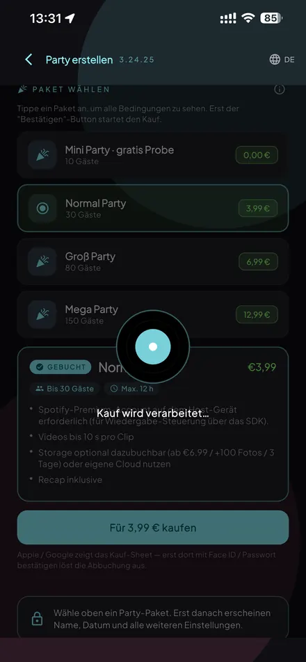 PartySpot — Unlock the party