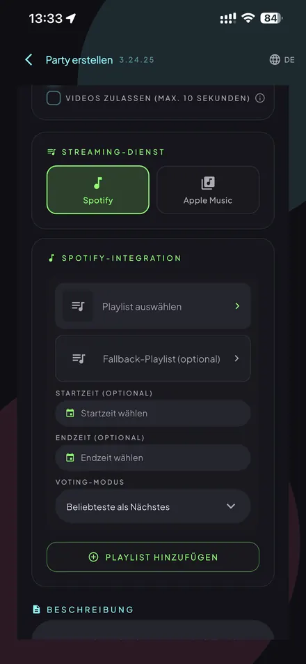 PartySpot — Connect your music