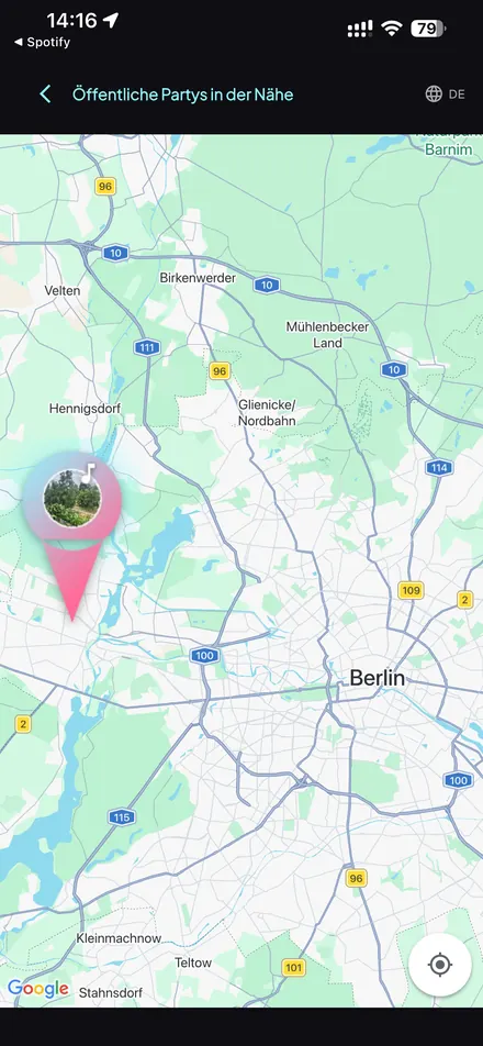 PartySpot — Parties nearby