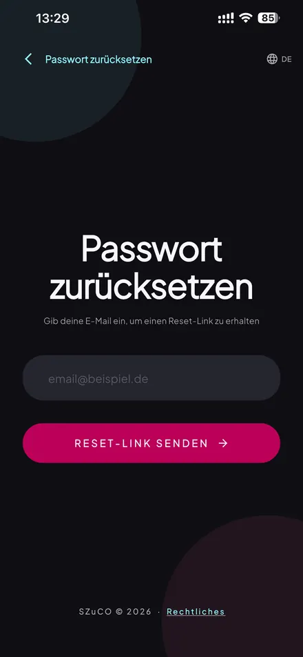 PartySpot — Forgot password?