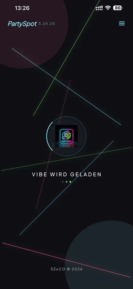 PartySpot — Loading the vibe